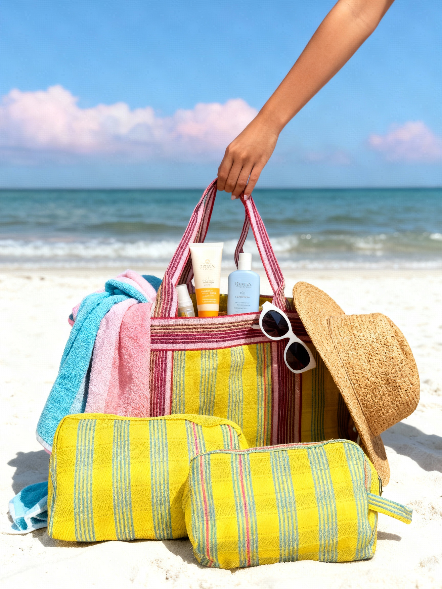 Summer beach bag set-C