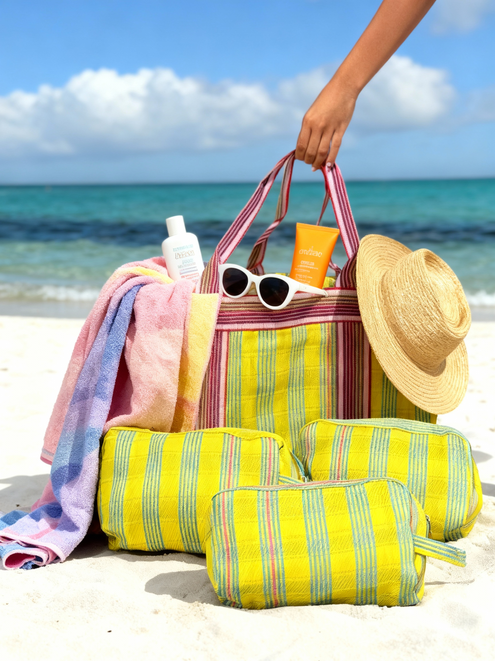 Summer beach bag set-C