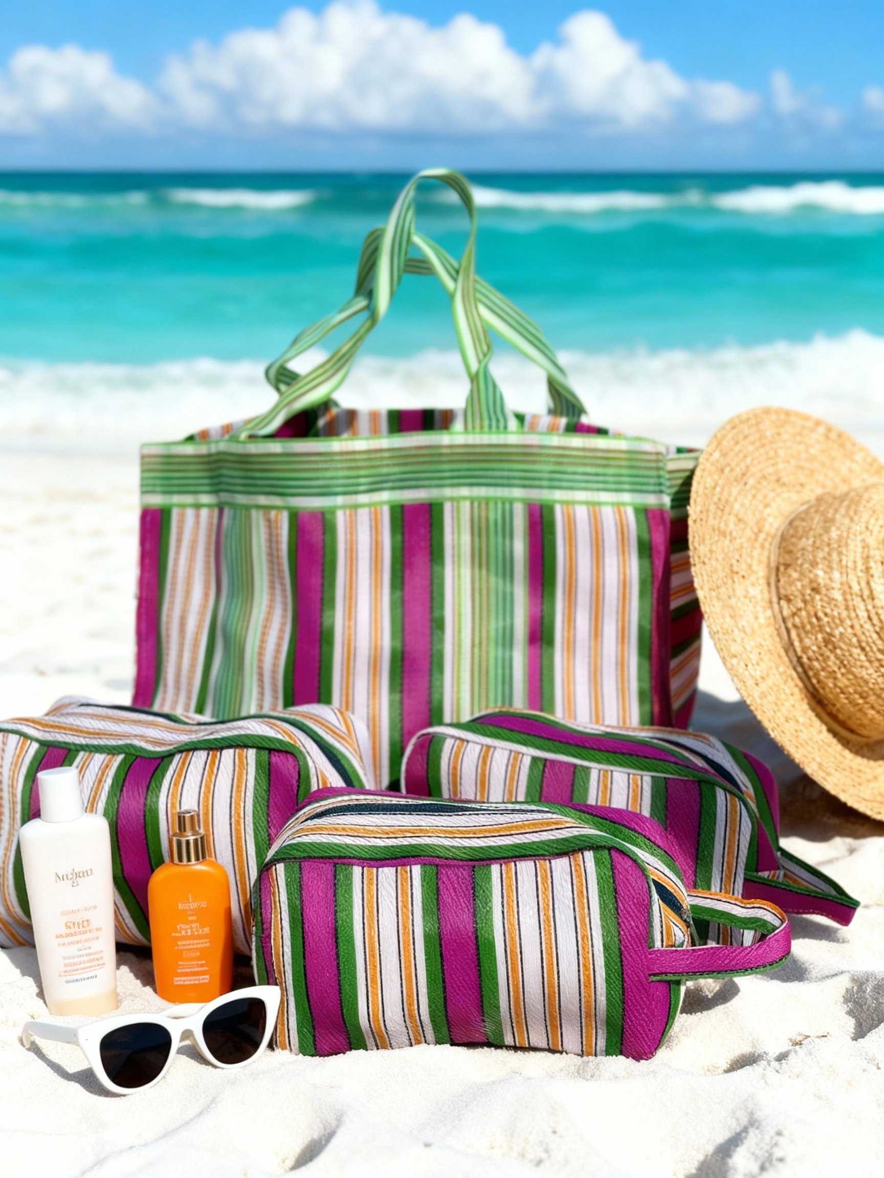 Summer beach bag set-F