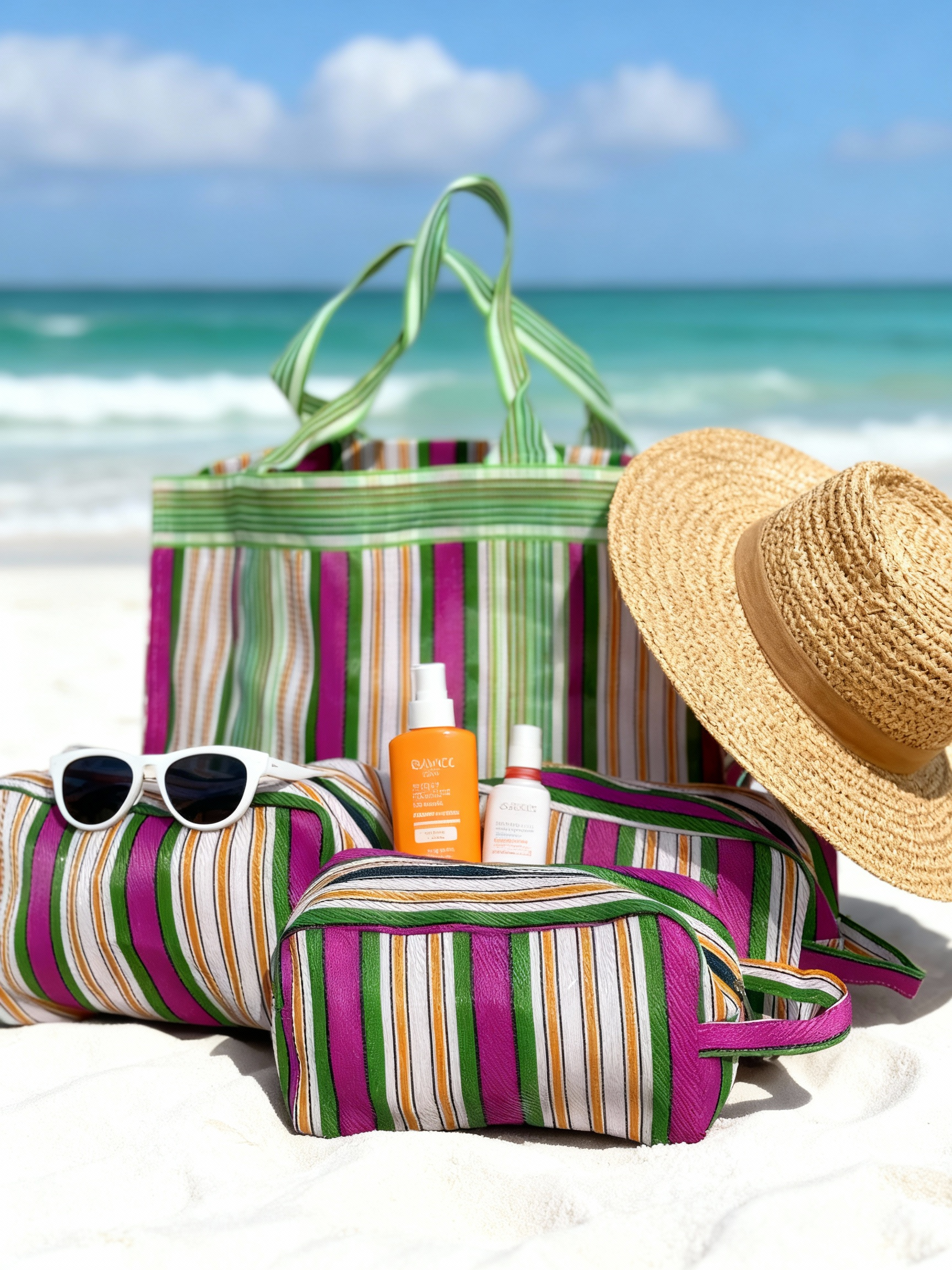 Summer beach bag set-F