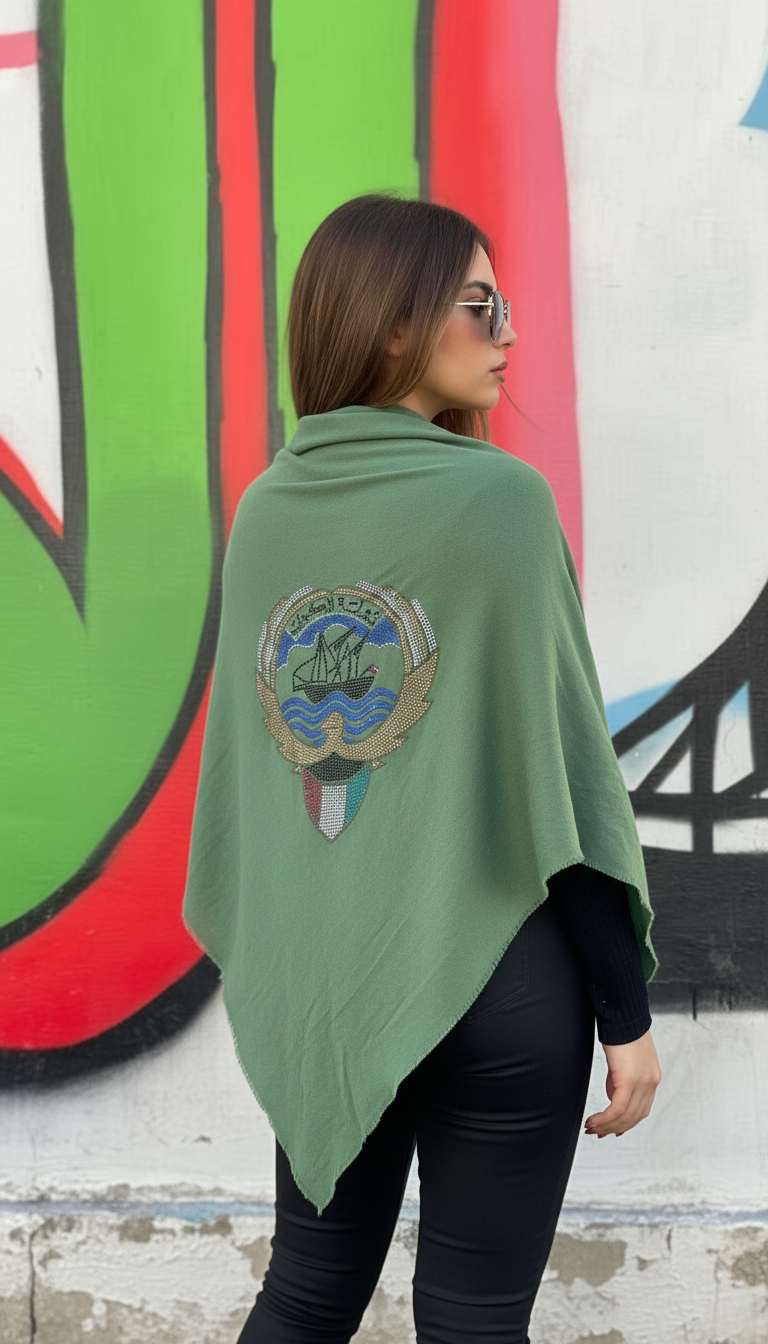 Kuwait scarf-Green