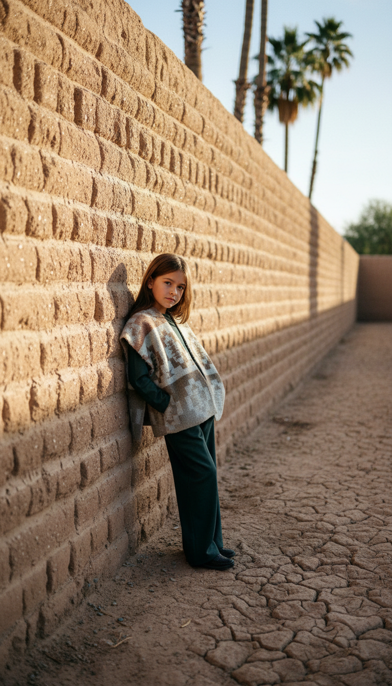 Mini Aztec Poncho set